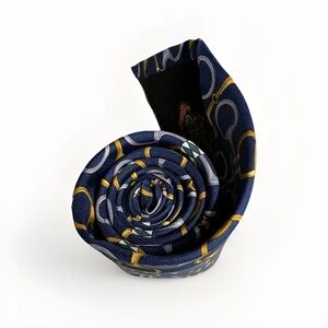 Authentic Paolo Gucci Tie Vintage Horsebit Silk NWT